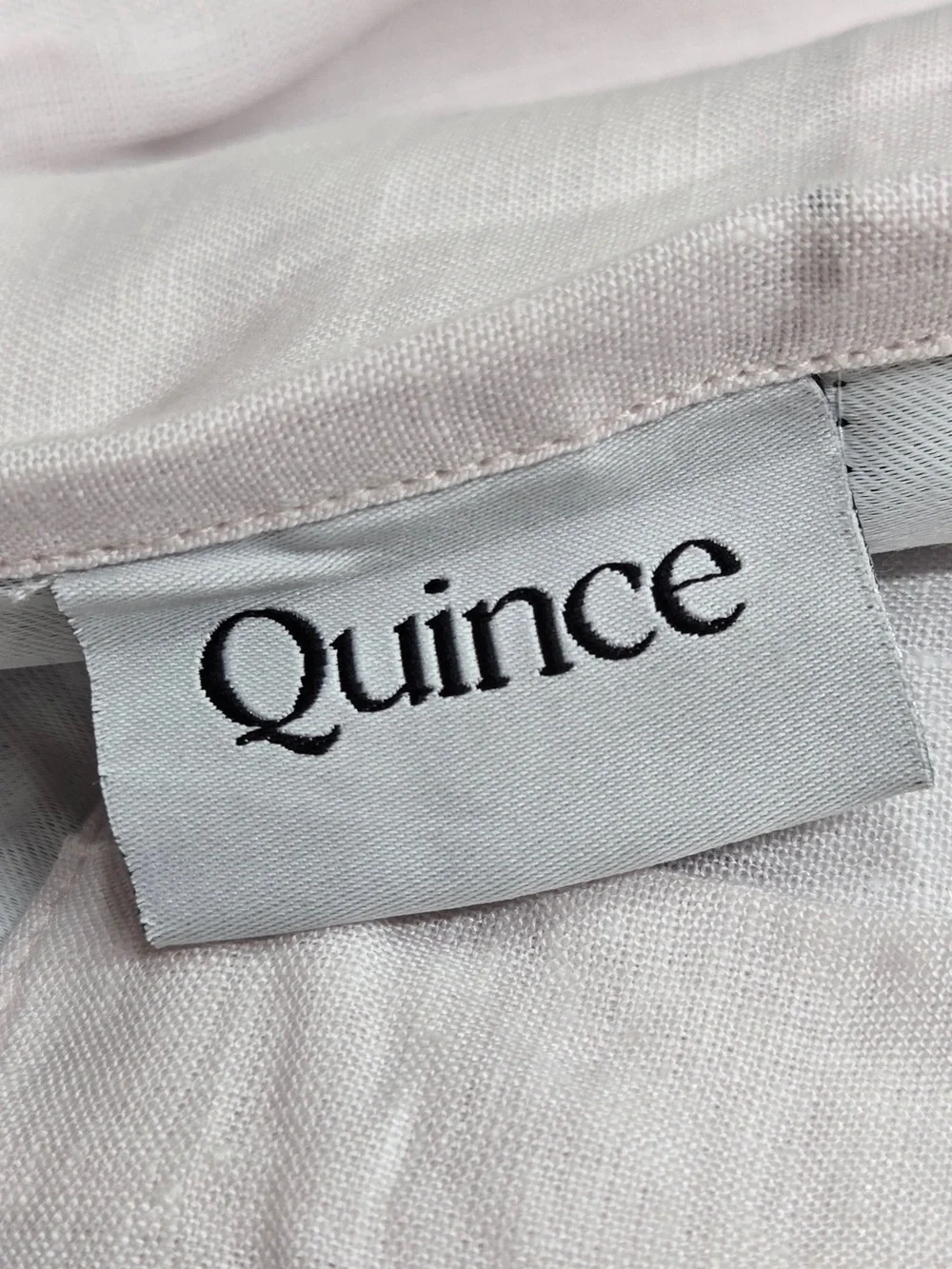 NWT QUINCE Set 2 48x84 European Linen True Blackout Curtains Vintage Blush 9081